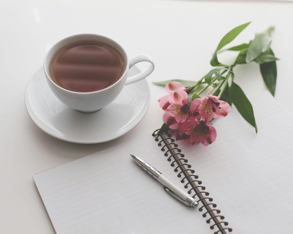 coffee with flower