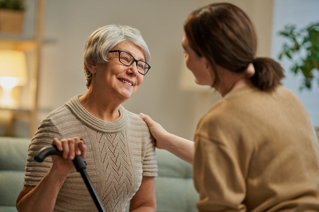happy patient and caregiver happy patient and caregiver